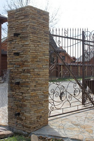 Kamenclub.ru: Песчаник (хворост) art PSG-5-06  купить в Брянске    1 900 руб/кв.м   фото КАМЕНЬ КЛУБ