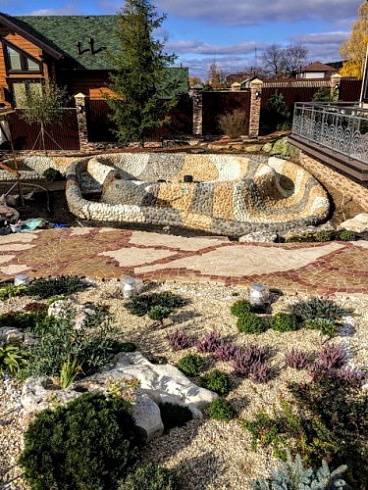 Kamenclub.ru: Песчаник брусчатка (Готика) art PSG-L-01  купить в Брянске    2300 руб/кв.м   фото КАМЕНЬ КЛУБ