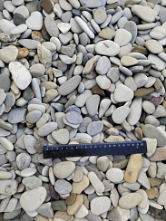 Галька черноморская фр. 20-40 мм.  купить в Брянске фото Камень Клуб