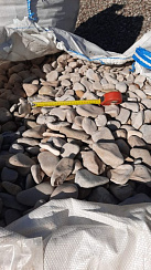 Галька каспийская фр. 40-70 мм.  купить в Брянске фото Камень Клуб