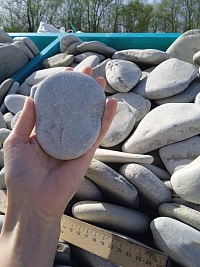 Галька черноморская фр. 100-150 мм.  купить в Брянске фото Камень Клуб