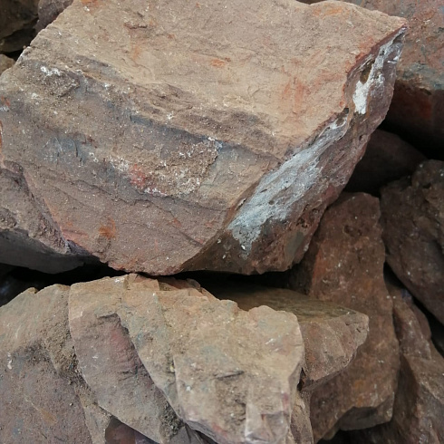 фото Яшма красная  (фр. 70-100 мм)  купить в Брянске в интернет-портале КАМЕНЬ КЛУБ