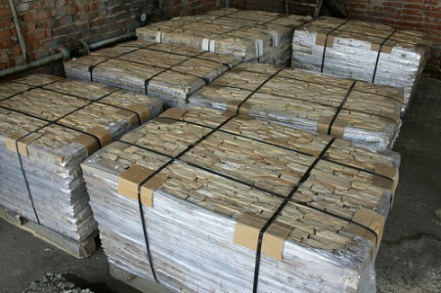 Kamenclub.ru: Песчаник (лапша) art PSG-3-01  купить в Брянске    2300 руб/кв.м   фото КАМЕНЬ КЛУБ