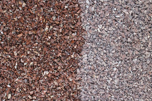 Kamenclub.ru: Мраморная крошка (щебень крошка розовый) фр. 5-10 мм.  купить в Брянске мрамор розовый, красный щебень колотый ландшафтный декоративный  11000 руб/т   фото КАМЕНЬ КЛУБ