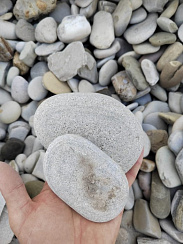 Галька черноморская фр. 50-100 мм.  купить в Брянске фото Камень Клуб