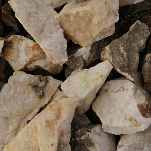 фото Кварц ( фр. 70-100 мм)  купить в Брянске в интернет-портале КАМЕНЬ КЛУБ