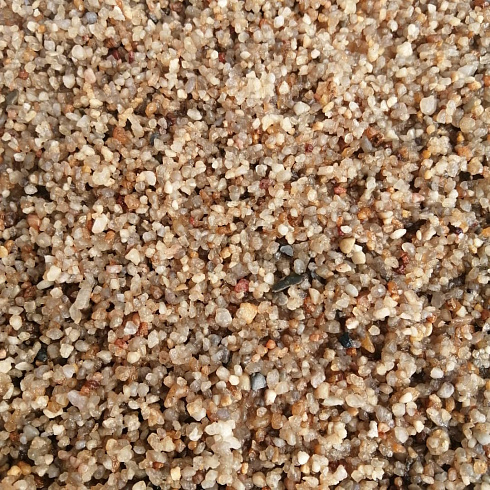 Кварцевый песок сухой фракцинированный фр. 1,6-4 мм.  купить в Брянске фото Камень Клуб