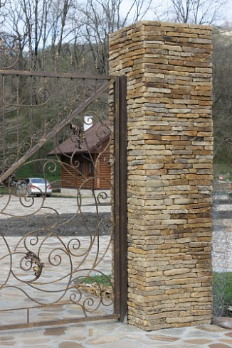 Kamenclub.ru: Песчаник (хворост) art PSG-5-06  купить в Брянске    1 900 руб/кв.м   фото КАМЕНЬ КЛУБ