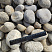 Kamenclub.ru: Галька речная окат (серо-белая) фр. 70-120 мм купить  в Брянске галька галечник бело-серая, серо-белая, серая, белая речная природная галька  8000 руб/т   фото КАМЕНЬ КЛУБ
