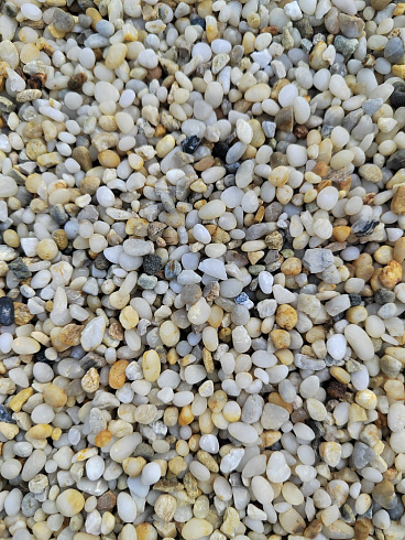 фото Галька крымская жемчужная фр. 3-5 мм. купить в Брянске  в интернет-портале КАМЕНЬ КЛУБ