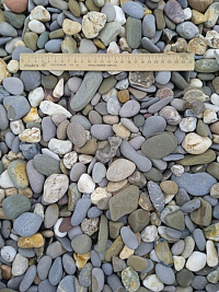 Галька крымская прибрежная фр. 20-40 мм.  купить в Брянске фото Камень Клуб