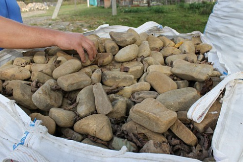 Kamenclub.ru: Песчаник брусчатка  купить в Брянске    5 500 руб/т   фото КАМЕНЬ КЛУБ