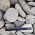 Kamenclub.ru: Галька речная окат (темно-серая) фр. 70-150 мм. купить  в Брянске галька речная темно-серая, синяя, серая речная галька округлая  8000 руб/т   фото КАМЕНЬ КЛУБ