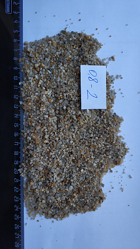 Кварцевый песок для площадок фр. 0,8 - 2 мм.  купить в Брянске фото Камень Клуб