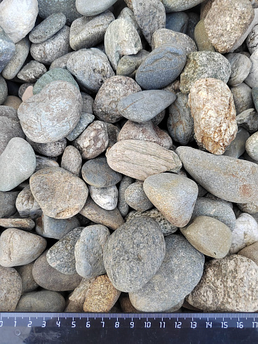 Kamenclub.ru: Галька речная окат (серая) фр.40-60 мм купить  в Брянске галька речная серый бежевый рыжий коричневый округлый речной камень 5000 руб/т   фото КАМЕНЬ КЛУБ