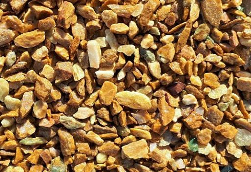 Kamenclub.ru: Щебень крошка желтый (ЗЛАТОЛИТ) фр. 20-40 мм.  купить в Брянске златолит бежевый, золотистый, желтый декоративная каменная крошка 10800 руб/т   фото КАМЕНЬ КЛУБ