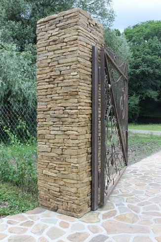 Kamenclub.ru: Песчаник (хворост) art PSG-5-06  купить в Брянске    1 900 руб/кв.м   фото КАМЕНЬ КЛУБ