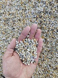 Галька крымская жемчужная фр. 3-5 мм.  купить в Брянске фото Камень Клуб