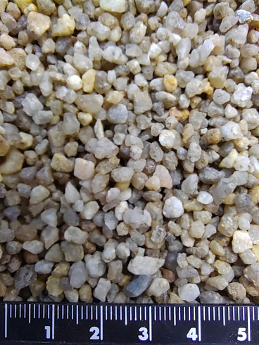 Кварцевый песок для площадок фр. 2-5 мм.  купить в Брянске фото Камень Клуб